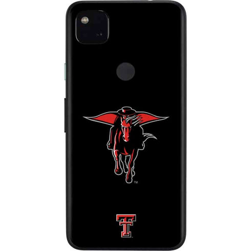 Texas Tech University Red Raiders Logo Google Pixel 4a Skin